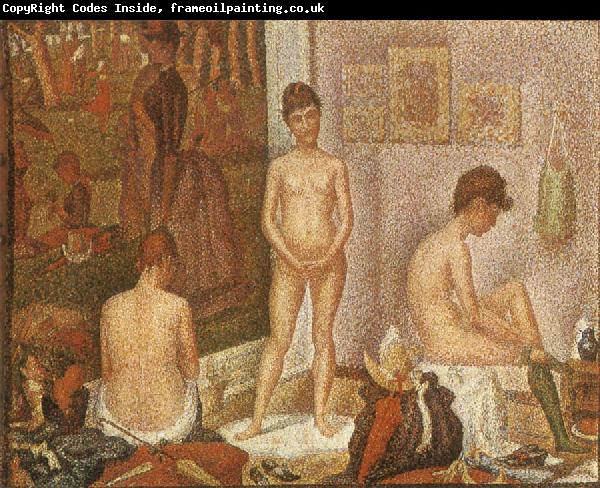 Georges Seurat The Post of Woman